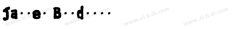 Jaquel Bold字体转换